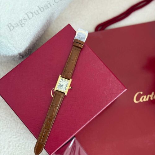 Cartier Tank Watch Women's Brown