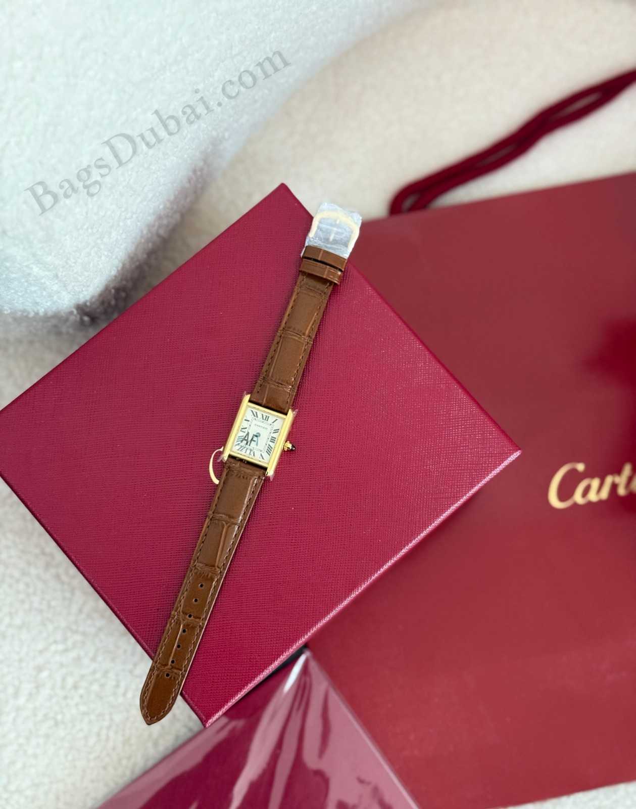 Cartier Tank Watch Women's Brown