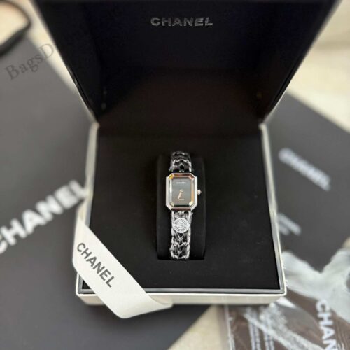 Chanel Premiere Chain Watch Silver