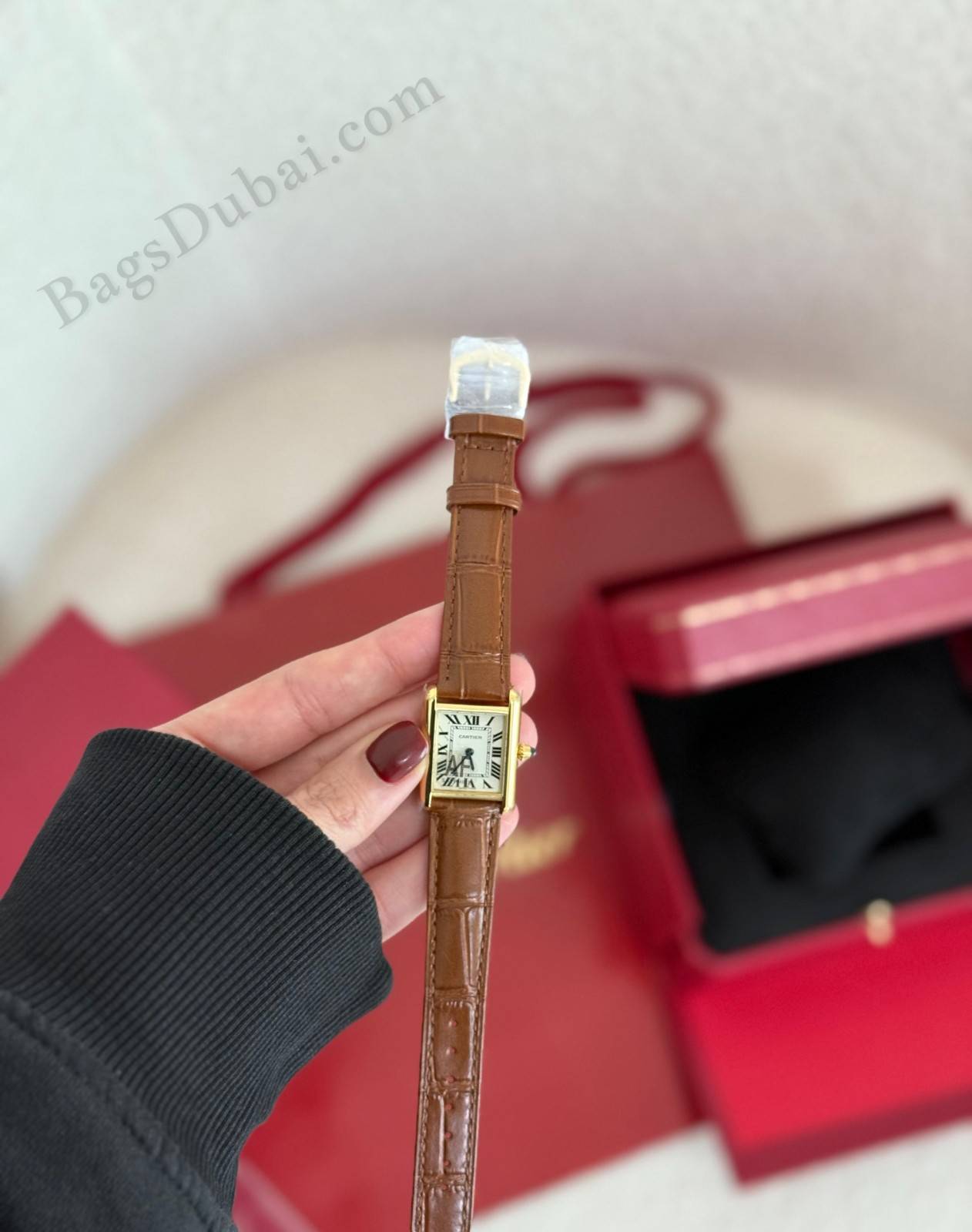 Cartier Tank Watch Women's Brown