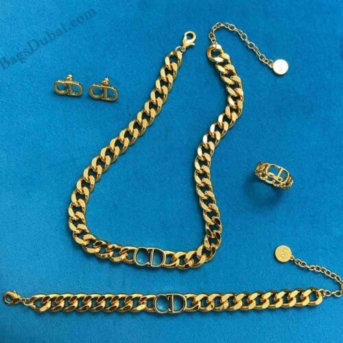 Dior Montaigne 30 Jewelry Set Gold
