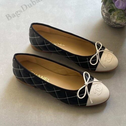 Chanel Ballerina Flats Shoes Black