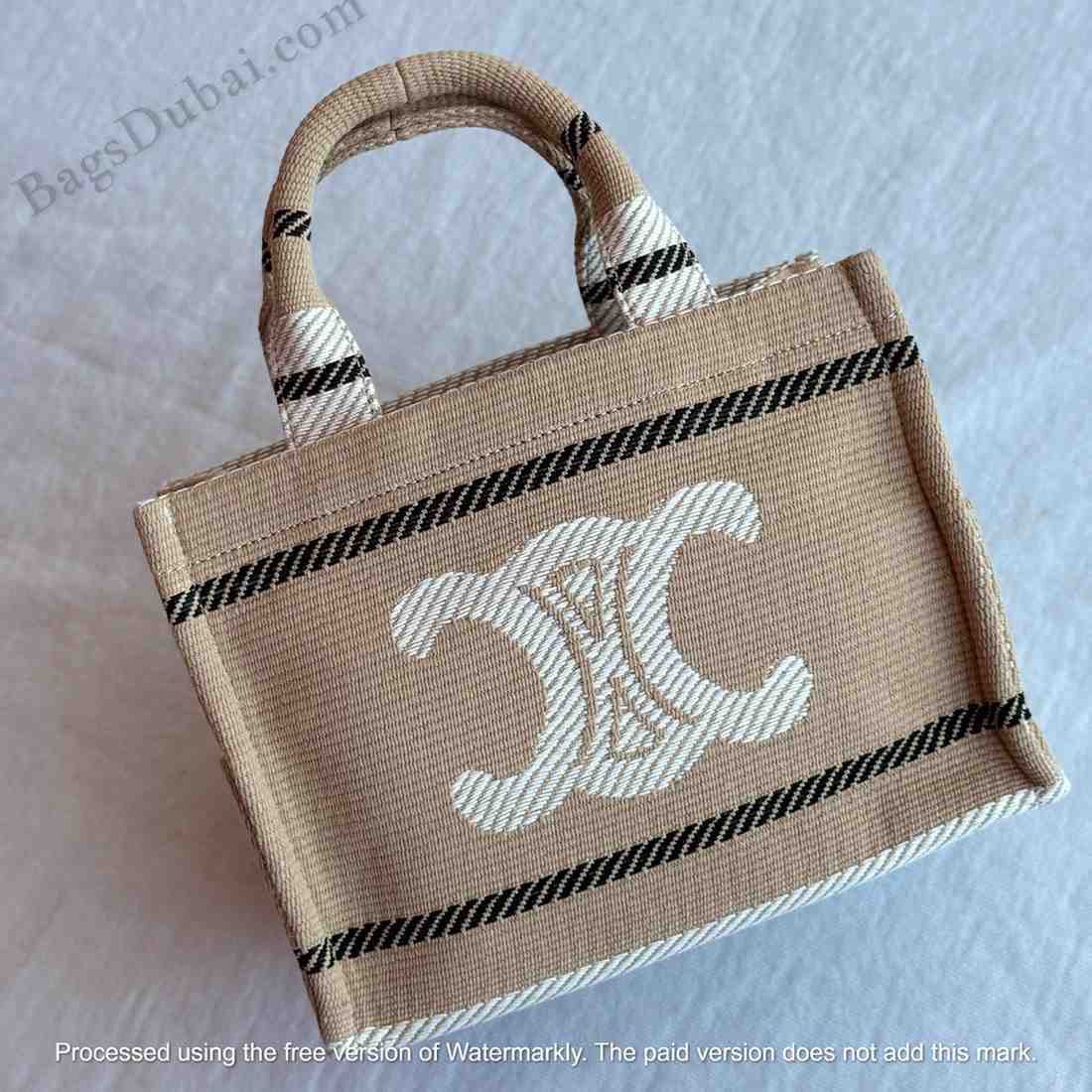 Cabas Thais Tote Bag Brown