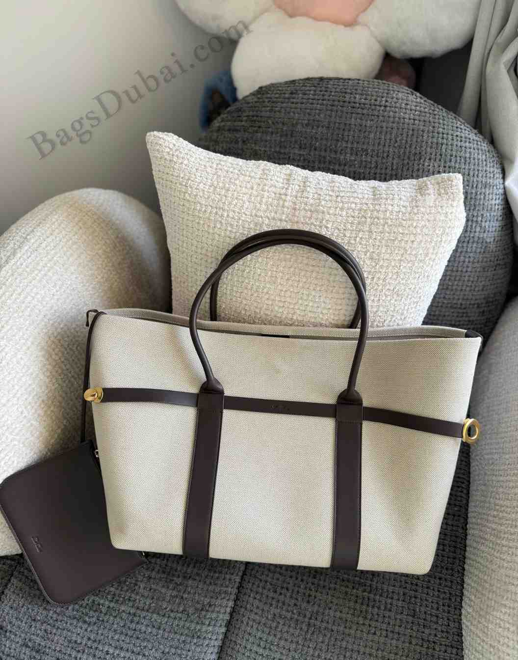 LORO PIANA Ghiera Tote Bag Black