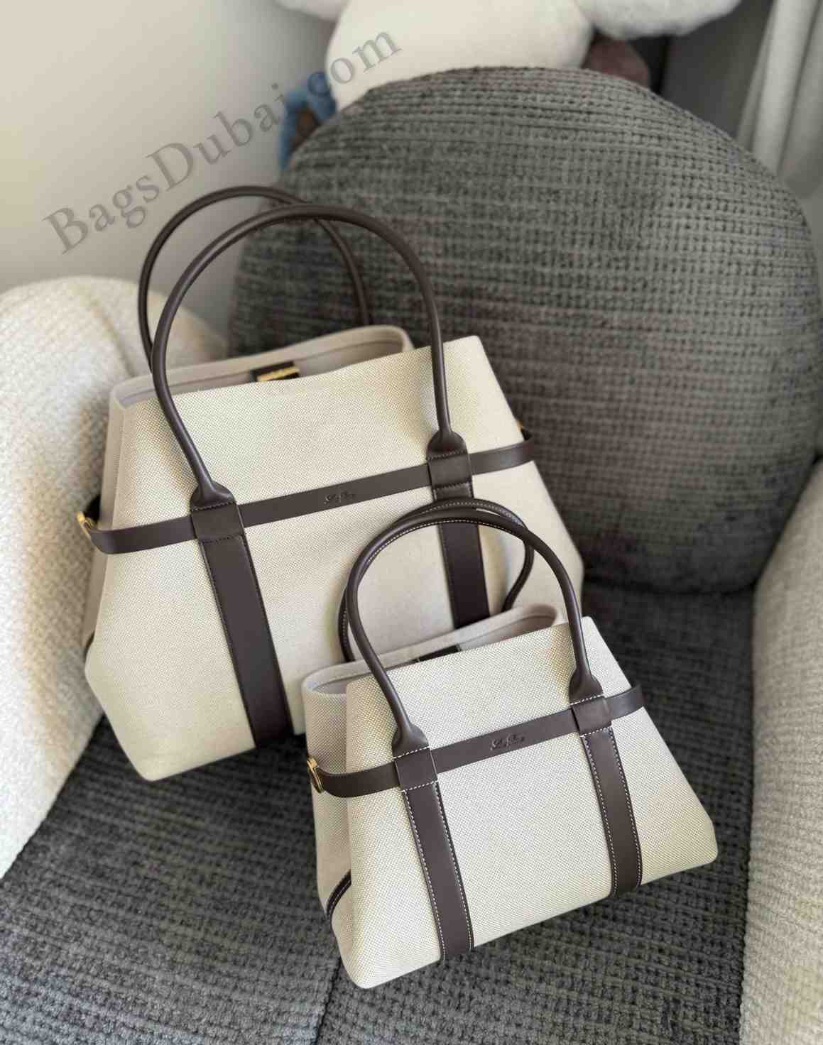 LORO PIANA Ghiera Tote Bag Black