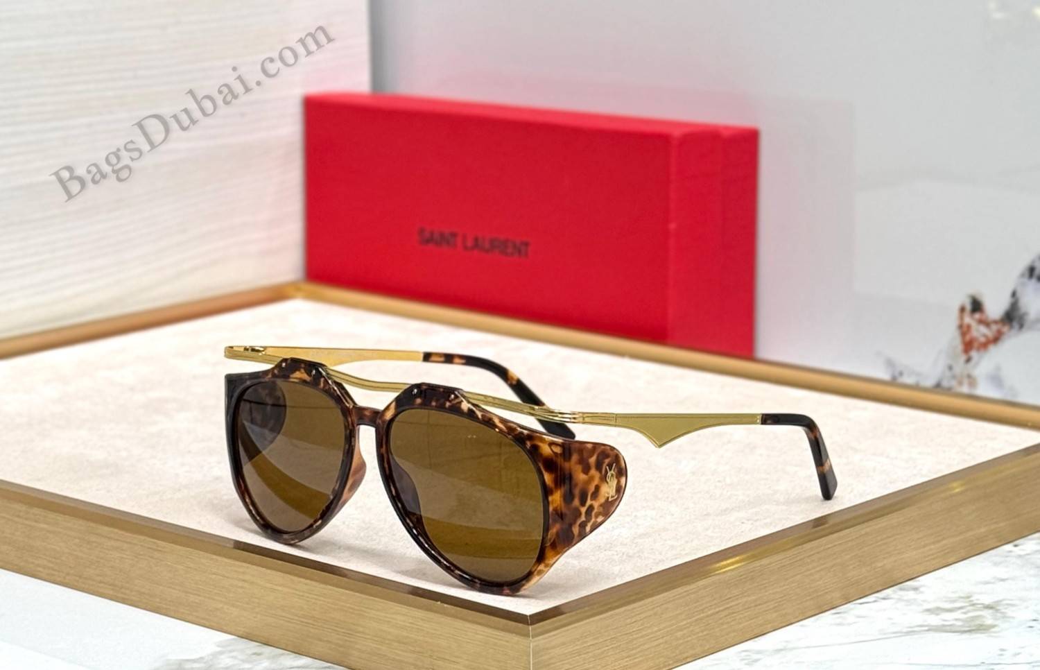 YSL Sunglasses SL M137/F Amelia Brown