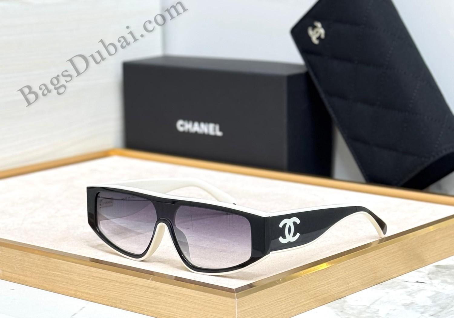 Shield Sunglasses White & Black