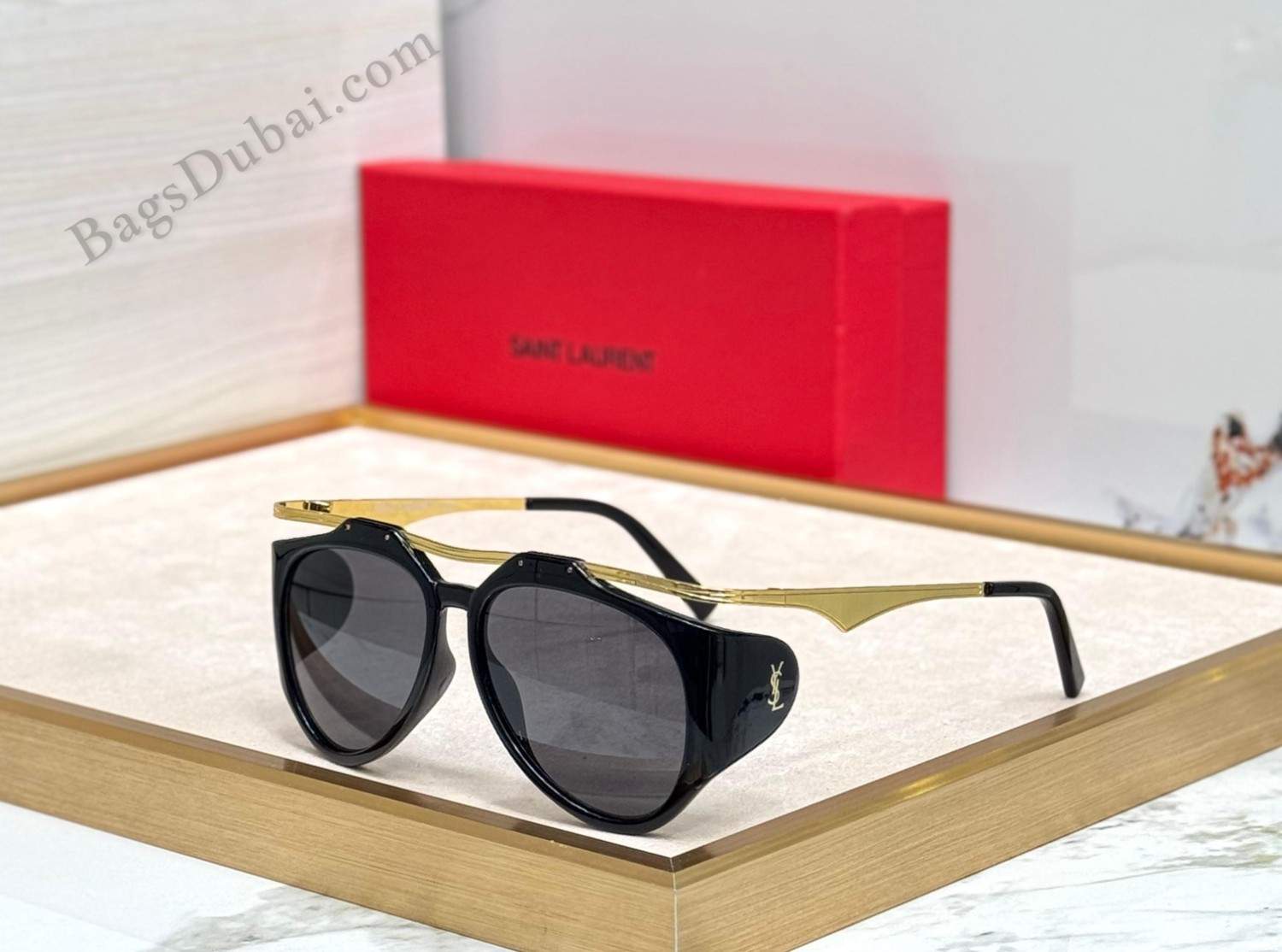 YSL Sunglasses SL M137/F Amelia Black