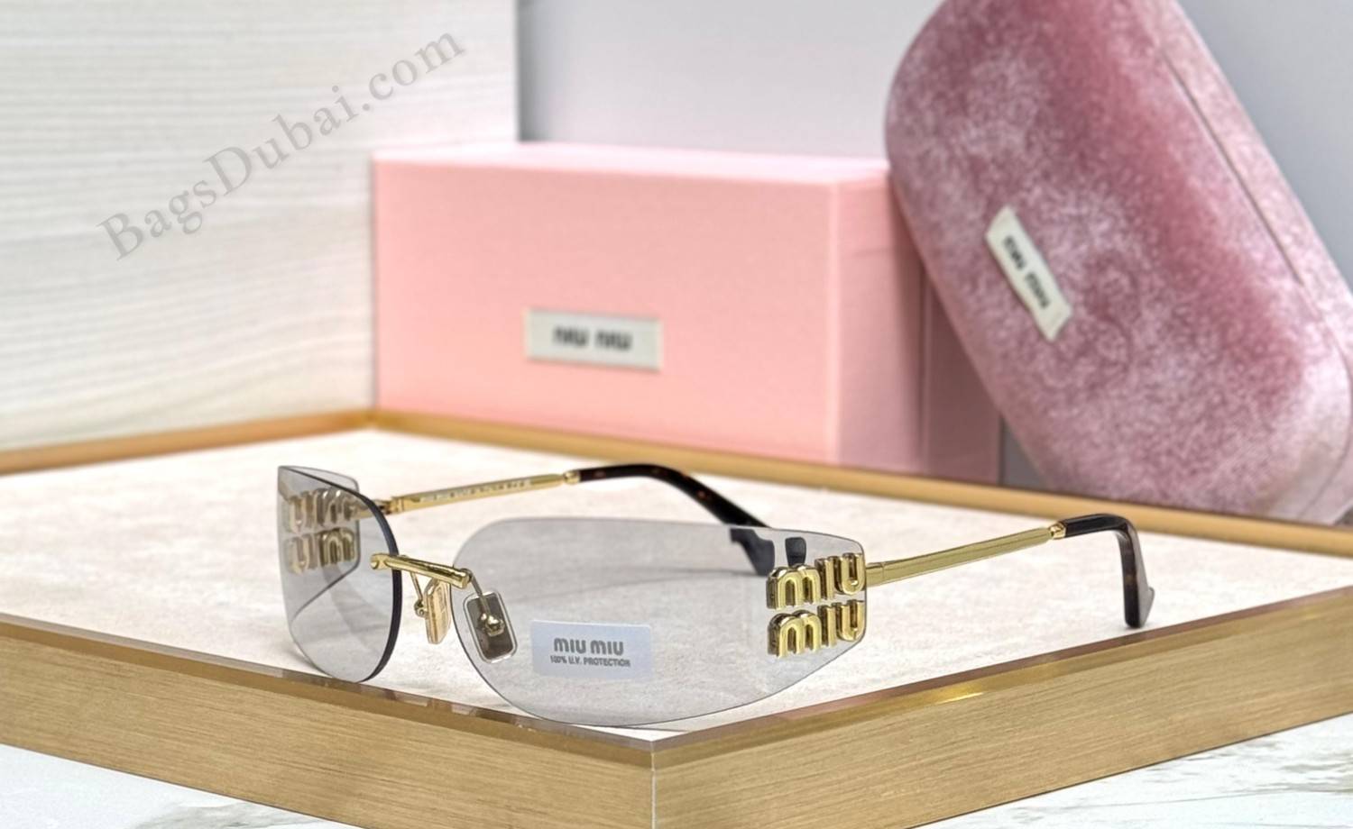 Miu Miu Women's Sunglasses White