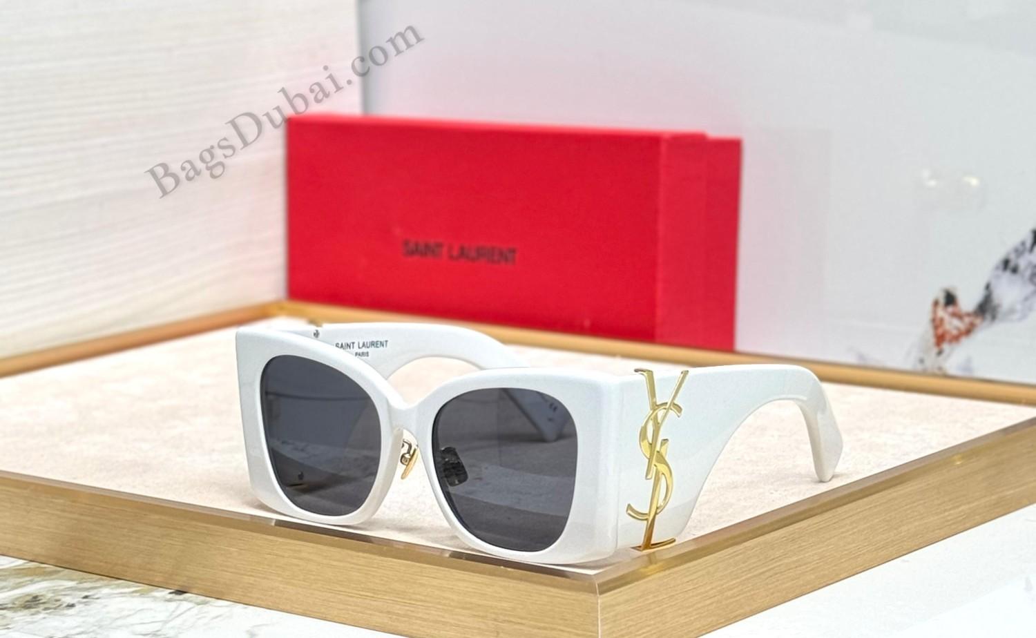 SL M119 Oversized Sunglasses White