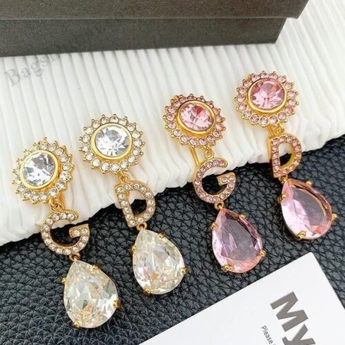 D-G Crystal Drop Earrings