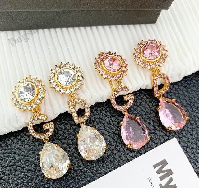 D-G Crystal Drop Earrings