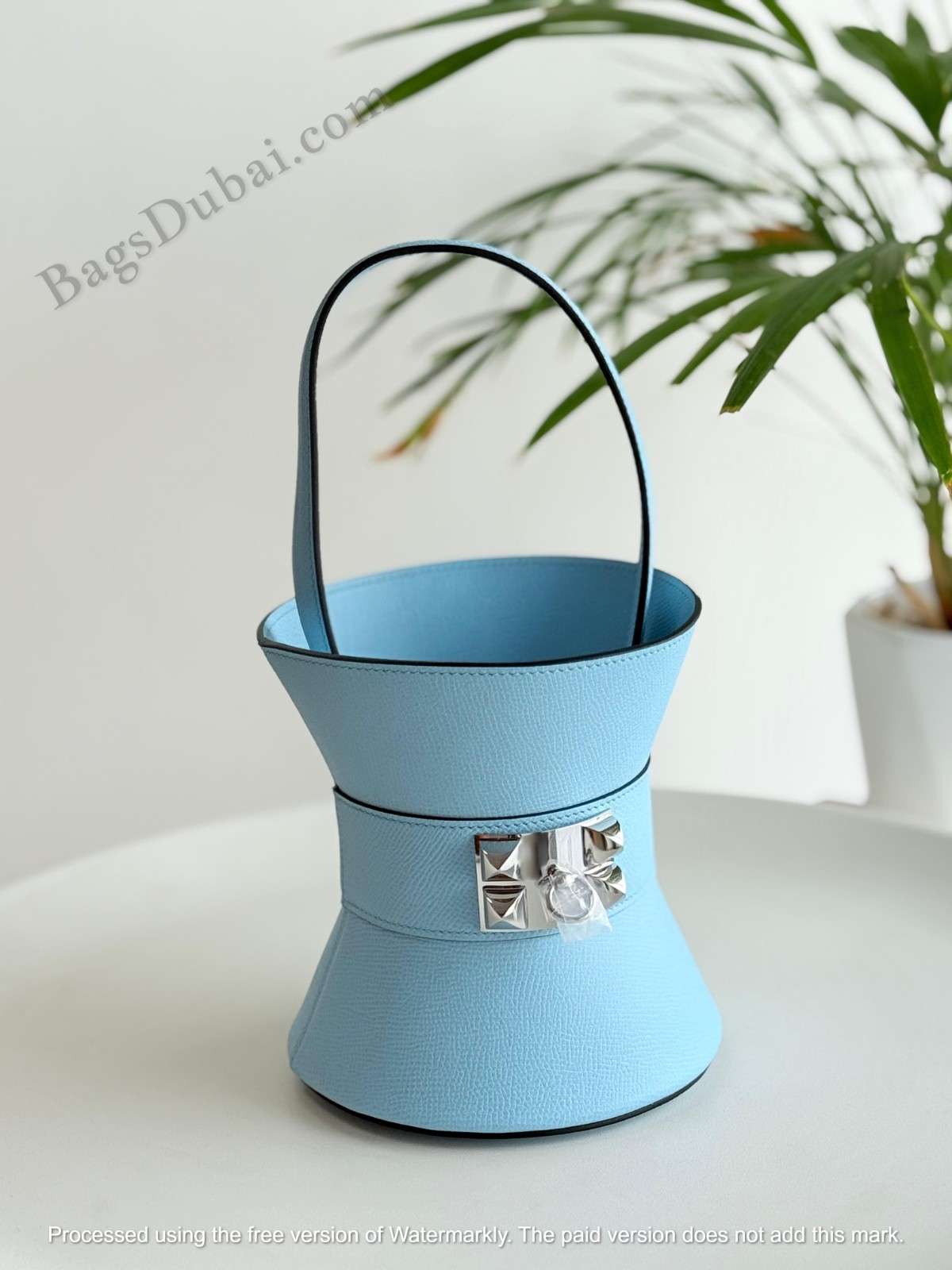 Hermes Mini Bag Medor Sky Blue