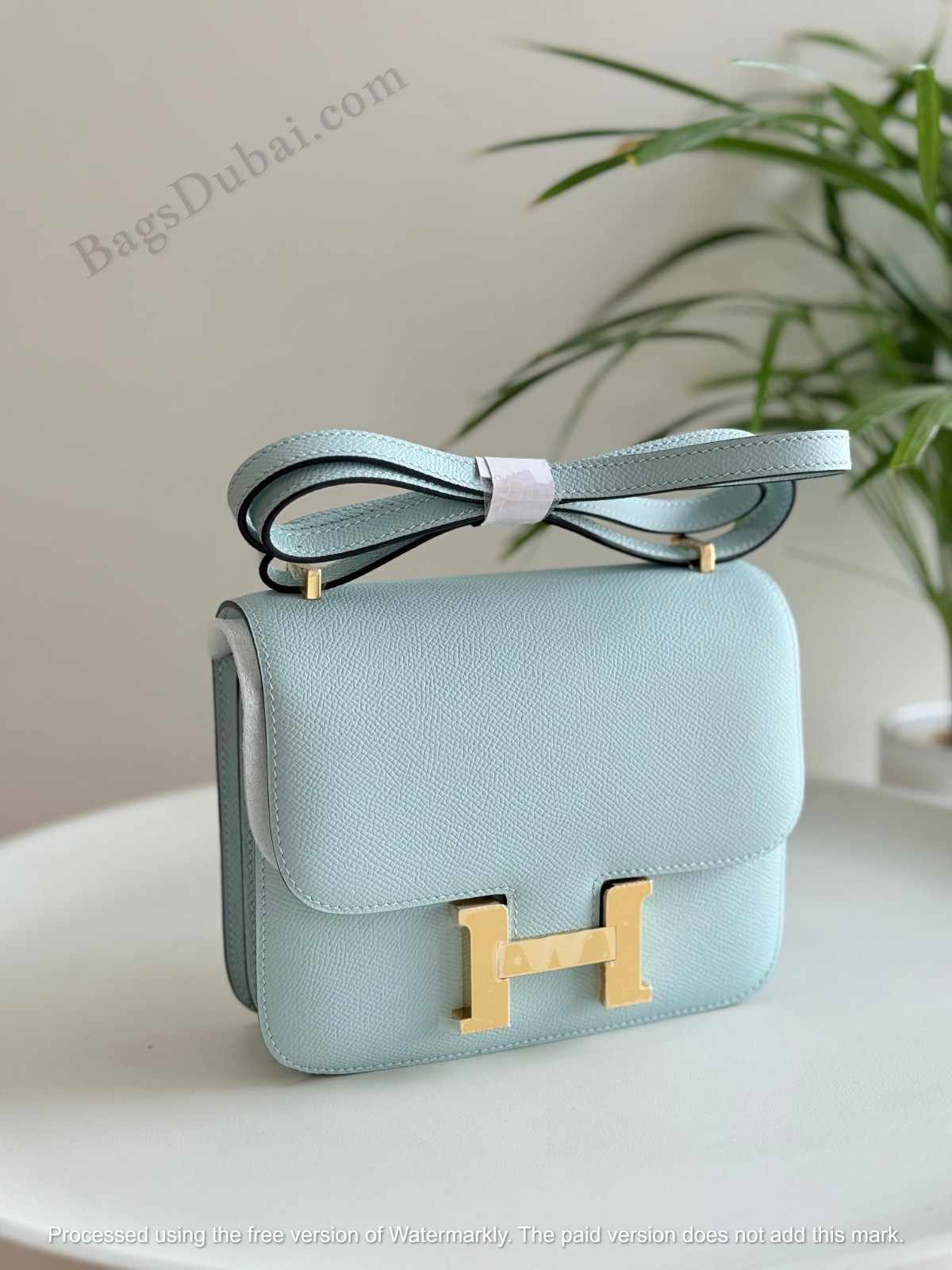 Mini Constance Wallet Light Blue