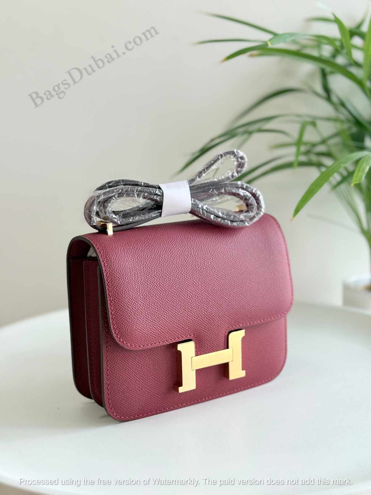 Mini Constance Wallet Red