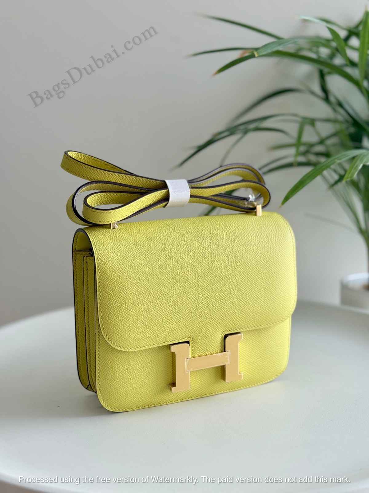 Mini Constance Wallet Yellow