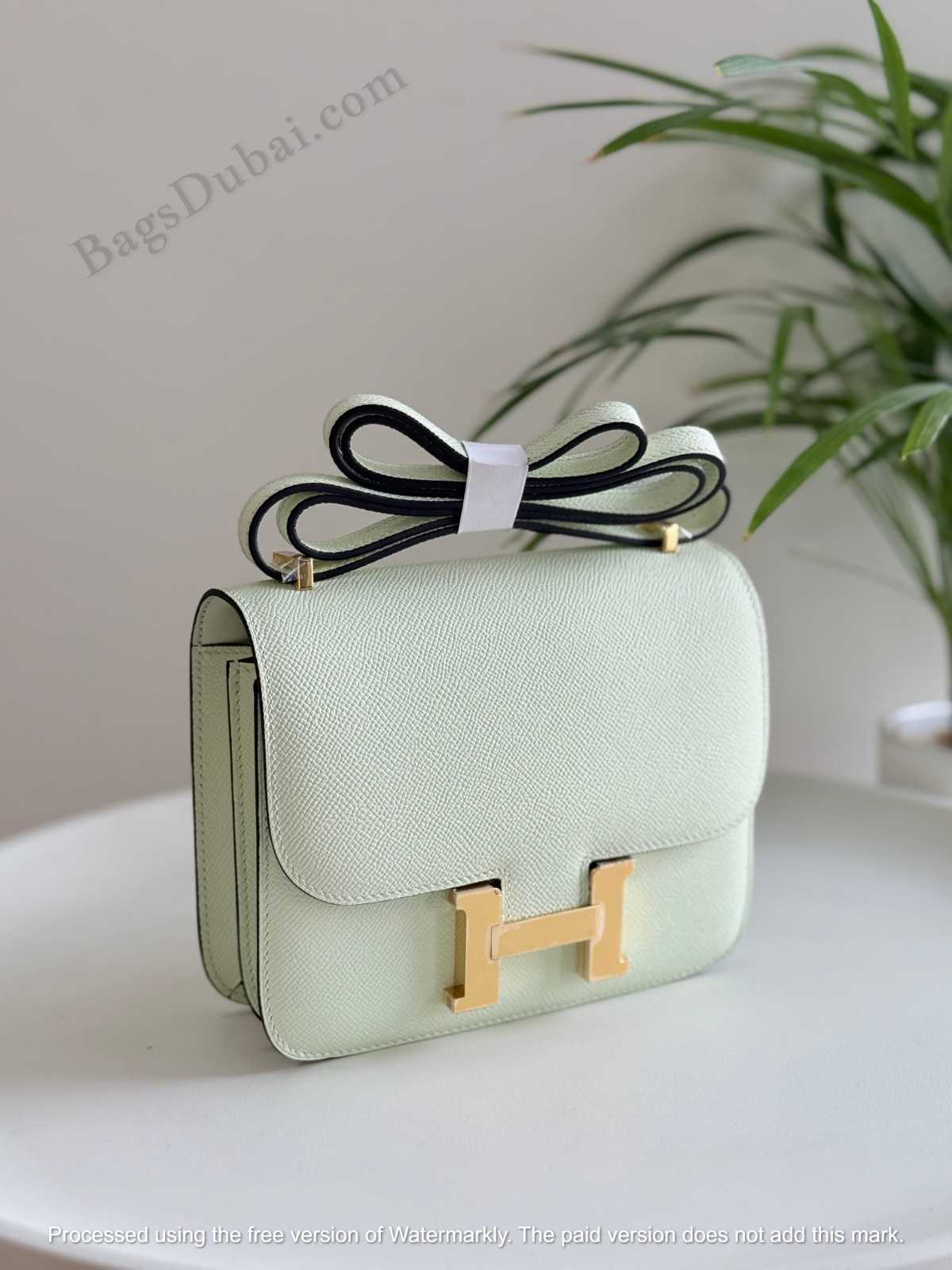 Mini Constance Wallet Soft Green
