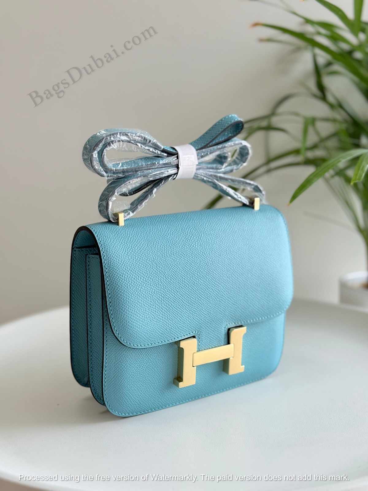 Mini Constance Wallet Sky Blue