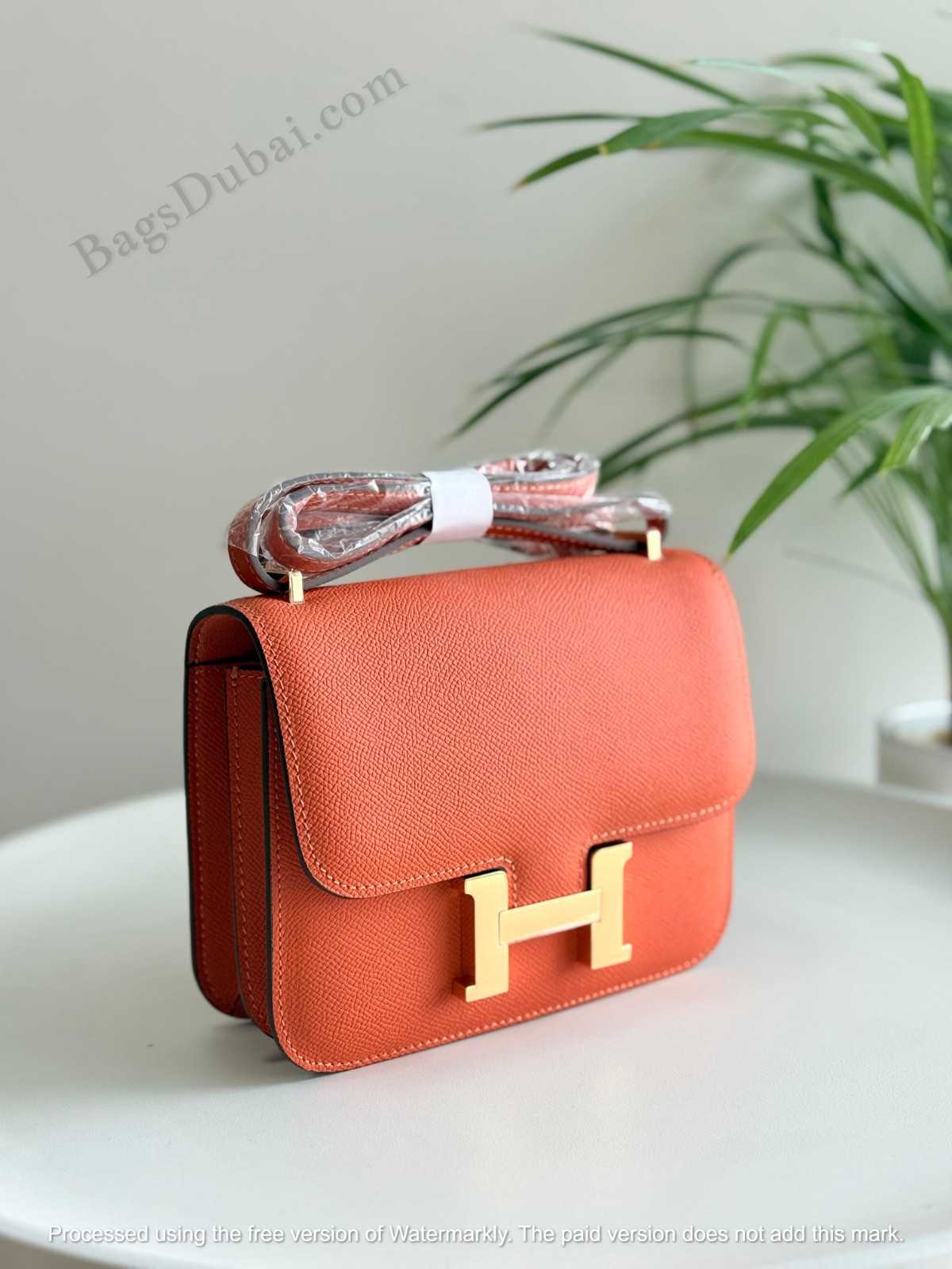Mini Constance Wallet Orange
