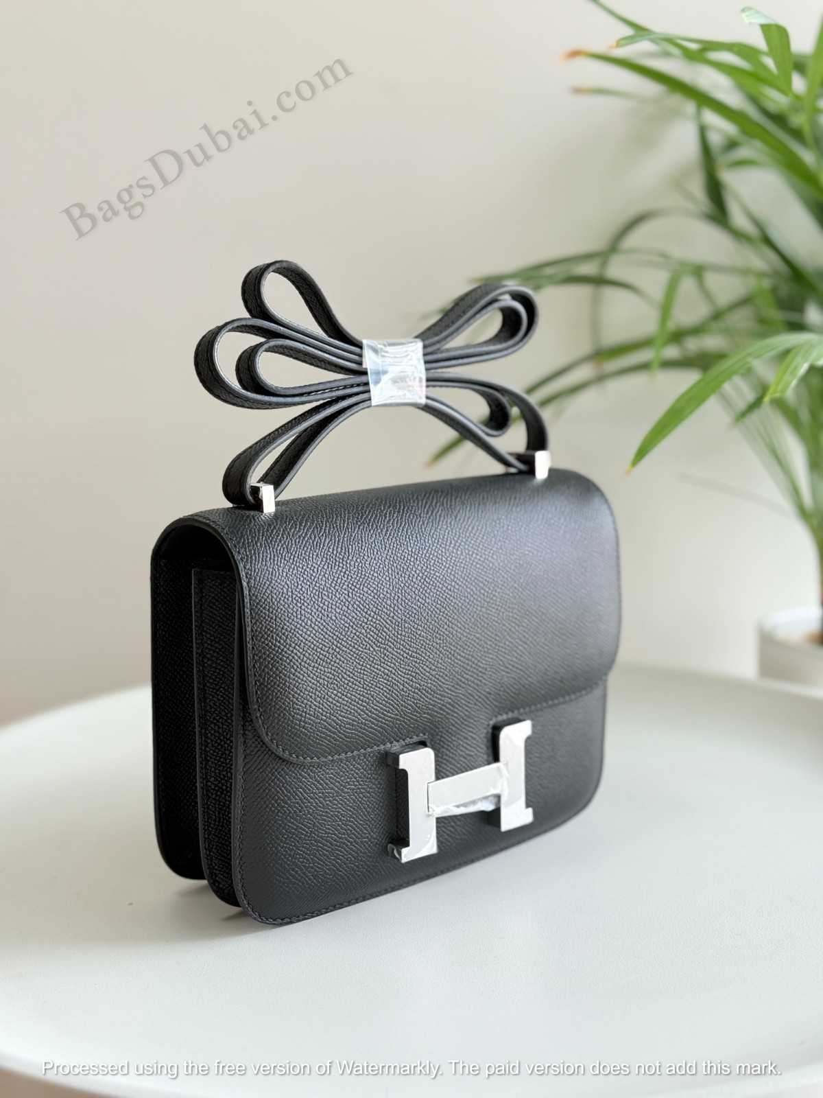 Mini Constance Wallet Black