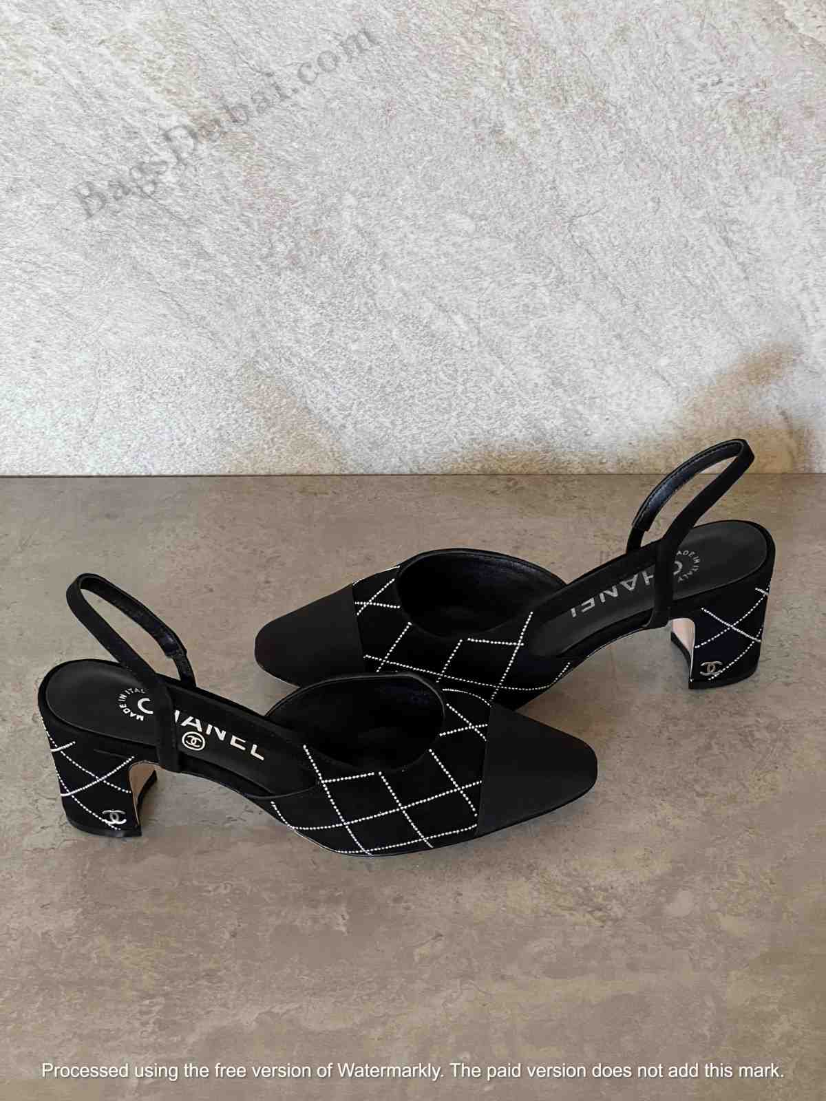 Slingback Pumps Black