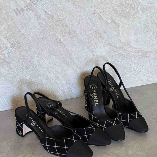 Slingback Pumps Black
