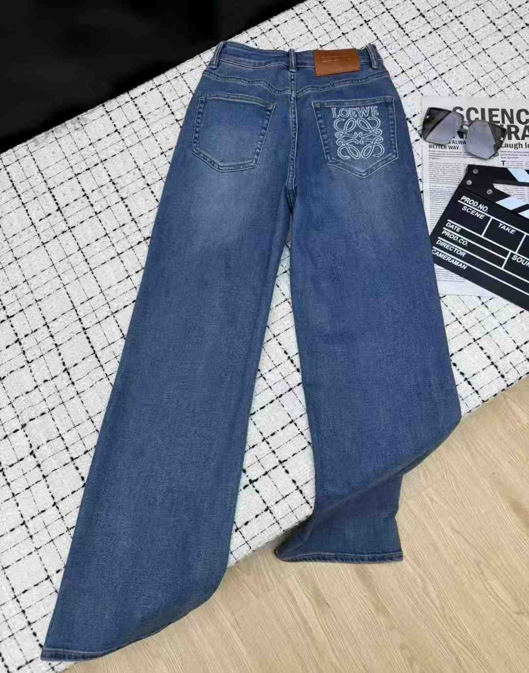 Loewe Jeans Anagram Denim Blue