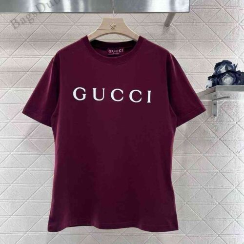 Gucci T-shirt Logo Print Red