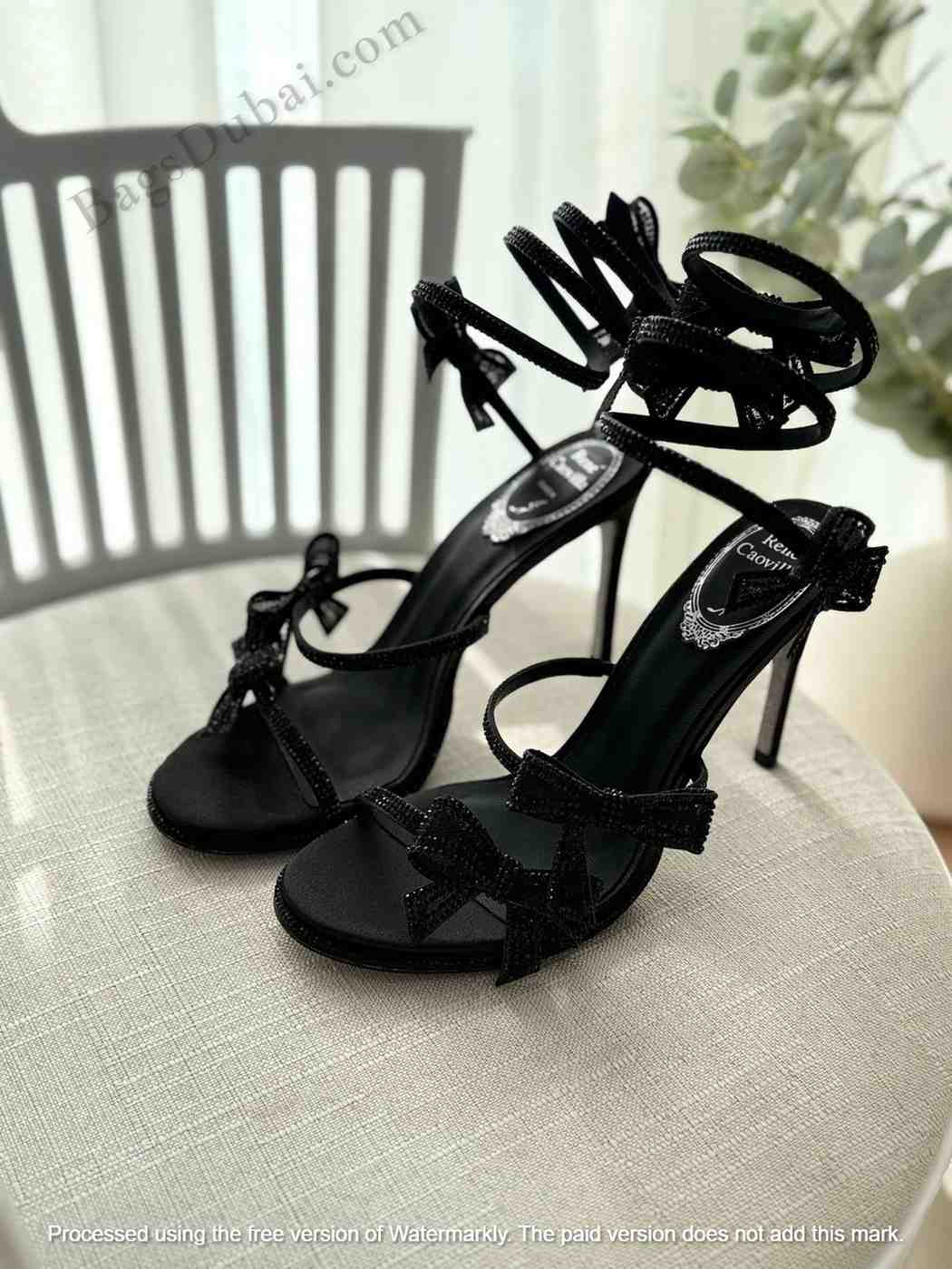 Rene Caovilla Sandals Black
