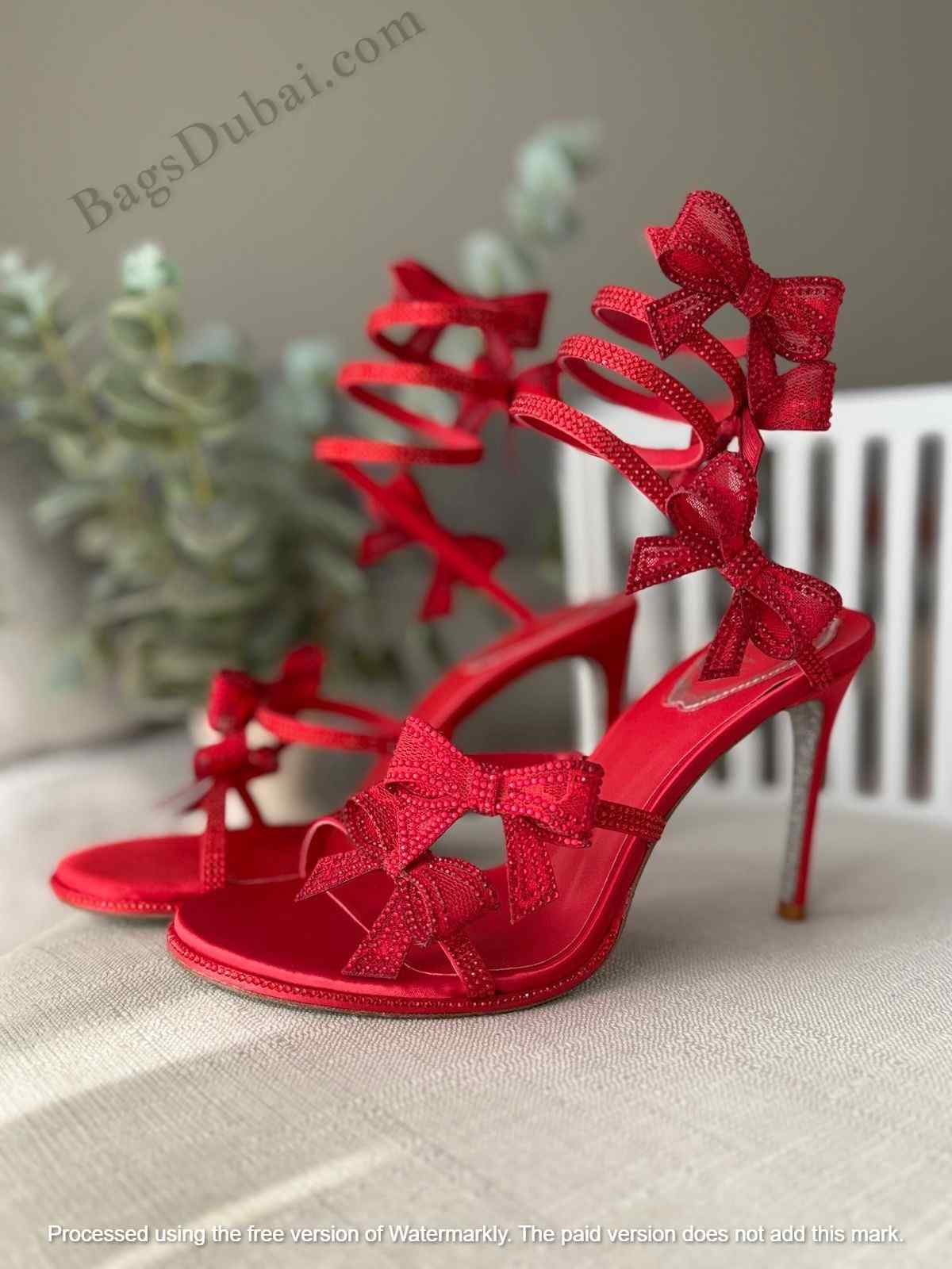 Rene Caovilla Sandals Red