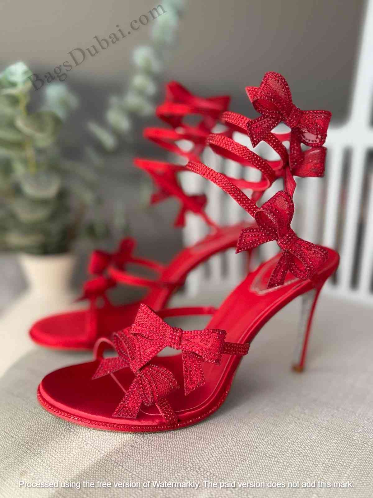 Rene Caovilla Sandals Red