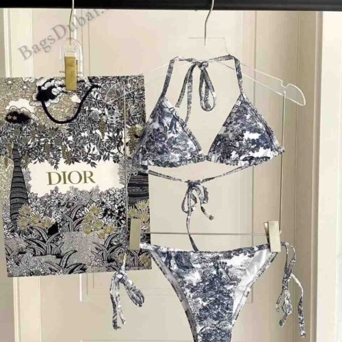 Christian Dior Bikini Set Blue