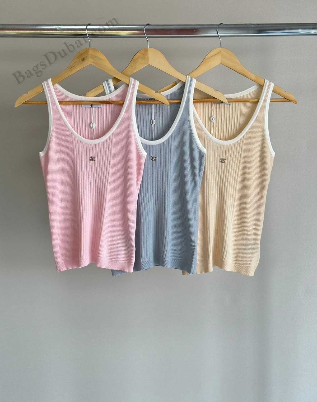 Chanel Top Tank Ribbed