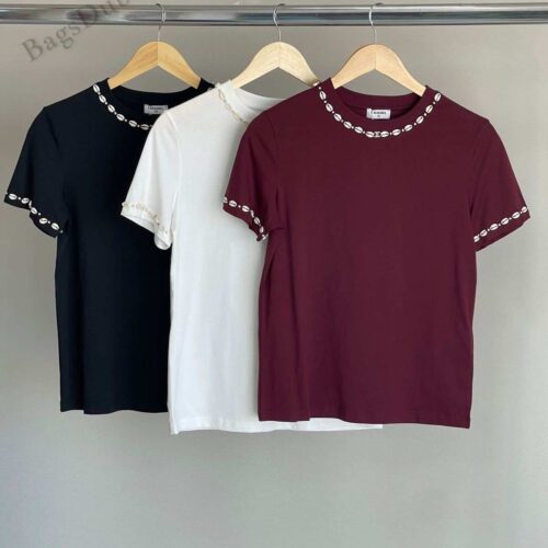 Chanel T-Shirt Shells Embroidered