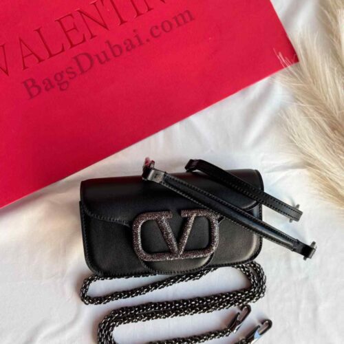 Valentino VLogo Bag Loco Black