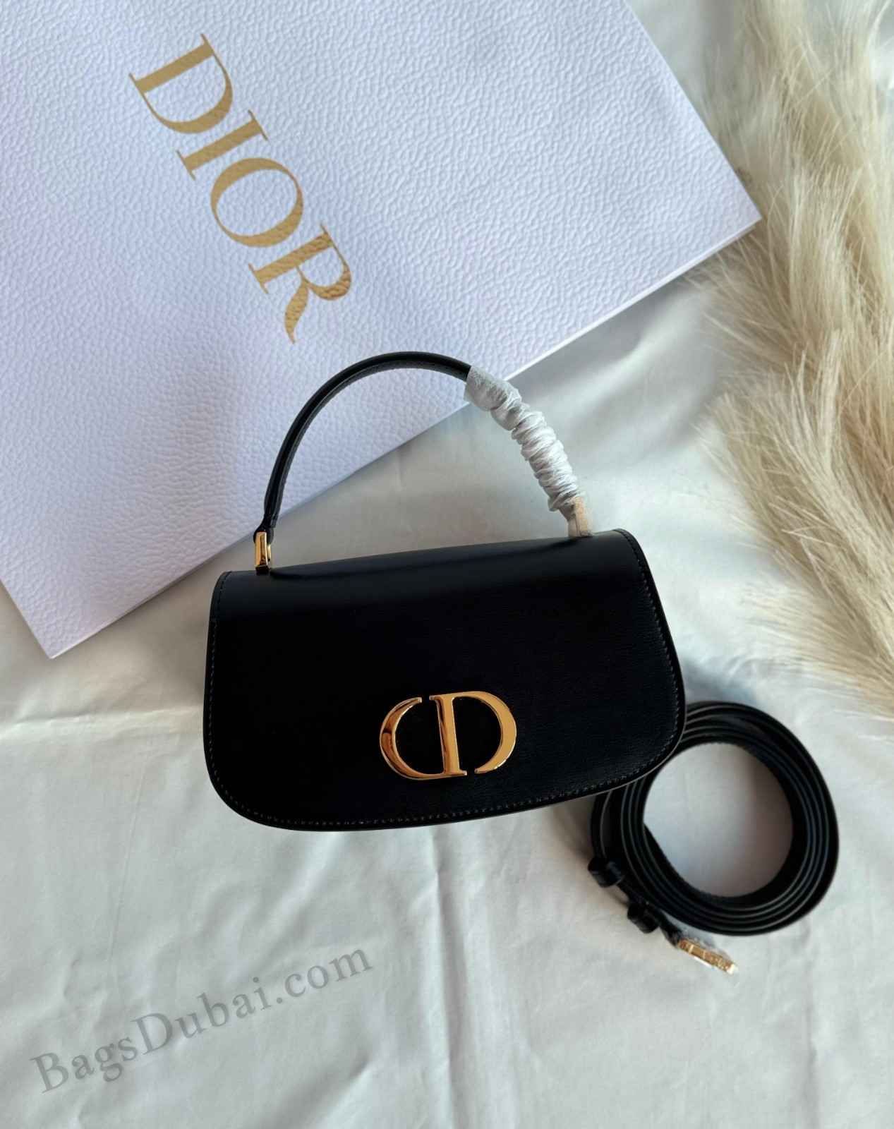Dior Montaigne 30 Mini Avenue Bag Black