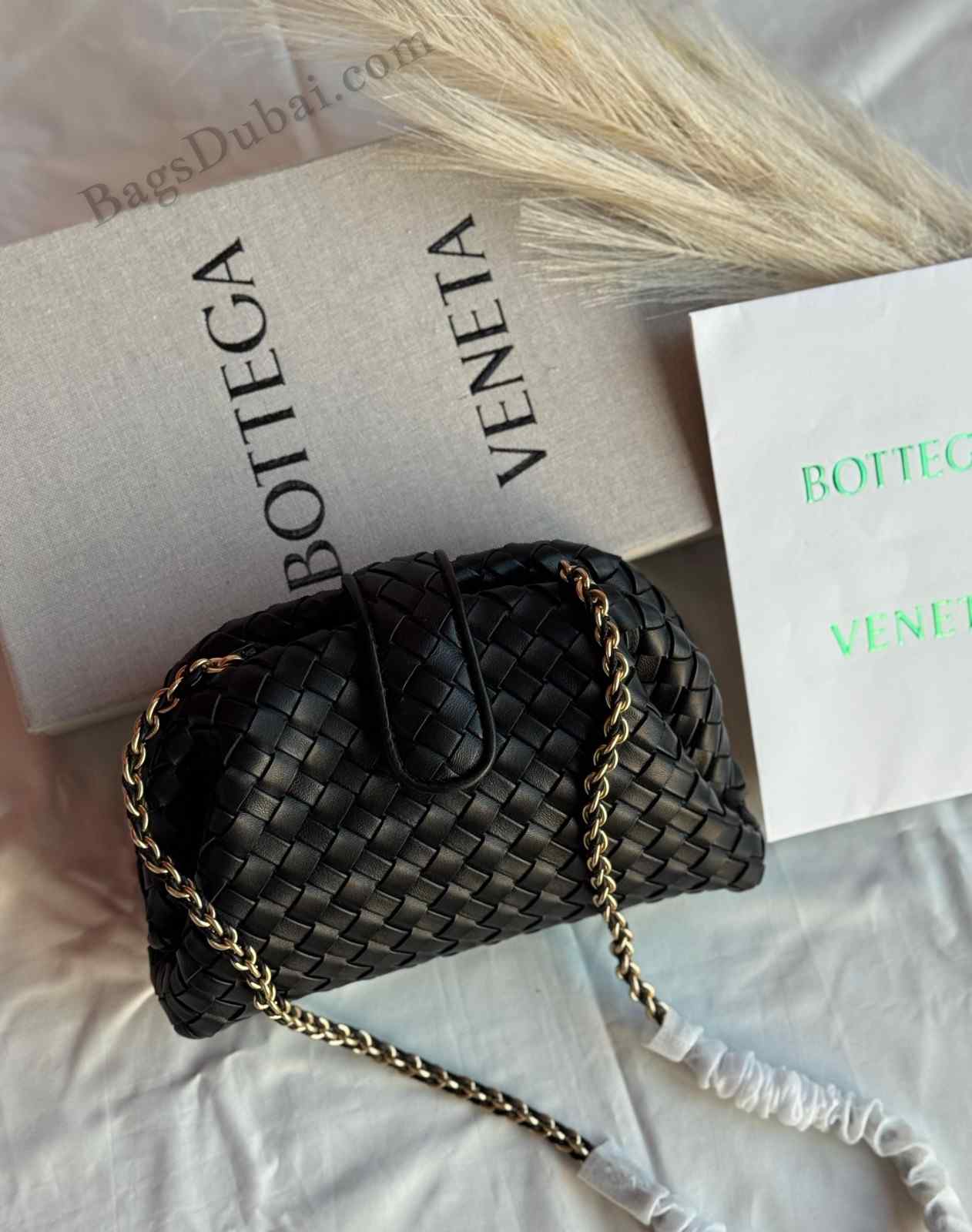 Bottega Veneta Lauren 1980 Clutch Black