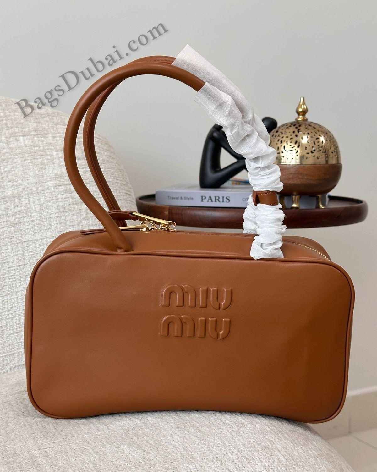 Miu Miu Bag Beau Leather Brown