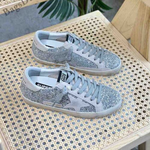Superstar Glitter Golden Goose Sneakers White