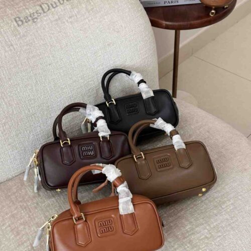 Miu Miu Tote Bag Arcadie Logo-plaque