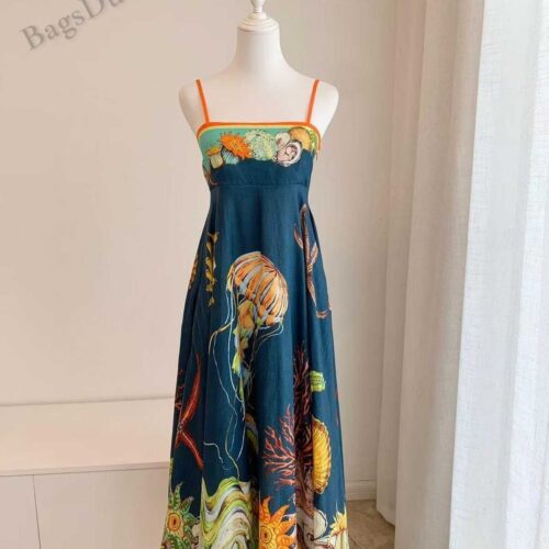 Alemais Dorian Midi Sundress Multicolor