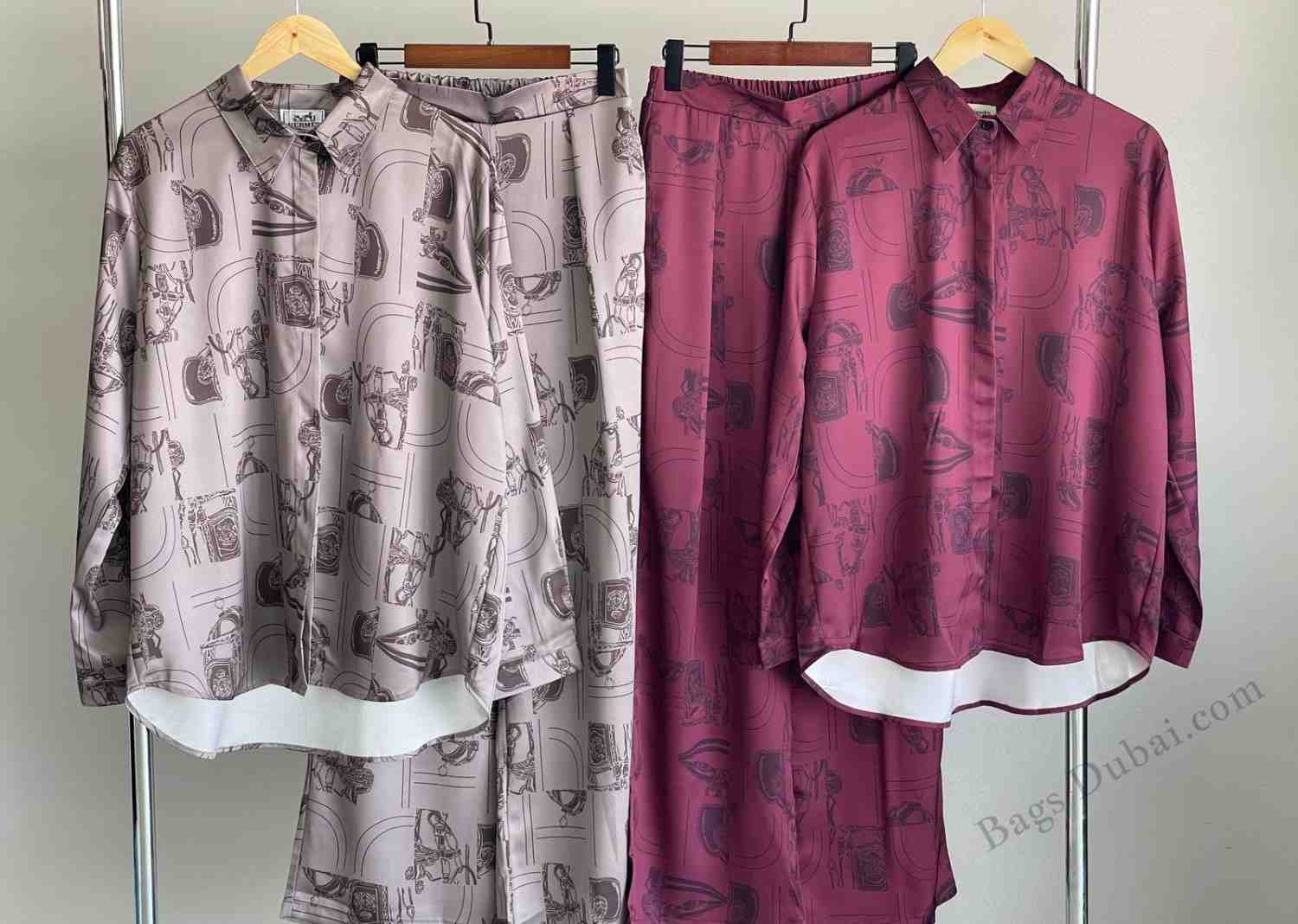 Hermes Shirt Silk Printed