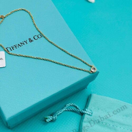 Tiffany & Co Necklace Elsa Peretti Diamonds By The Yard Pendant