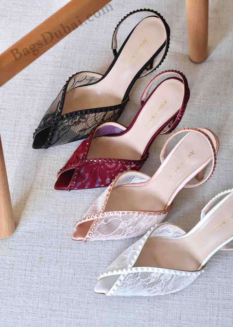 Andrea Wazen Katy Slingback Pumps