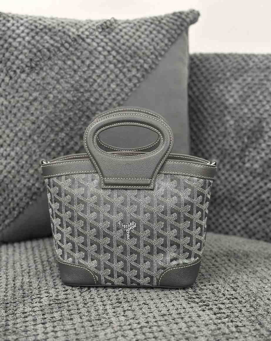 Goyard Mini Bag Beluga Goyardine Canvas And Chevroches Calfskin Black