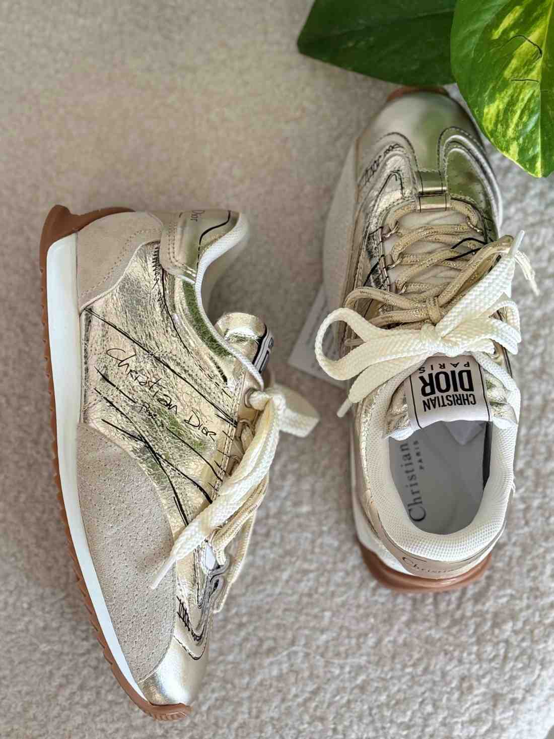 Dior Sneakers Women D-Sketch Silver