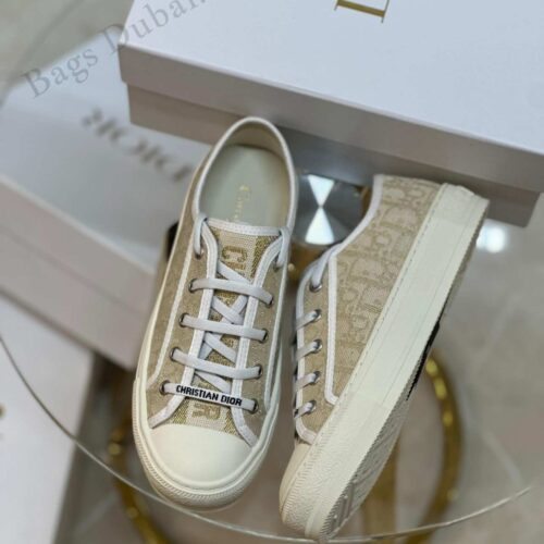 Dior Walk n Dior Sneakers Oblique Print White