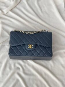 Chanel Classic Caviar Quilted Jumbo Double Flap