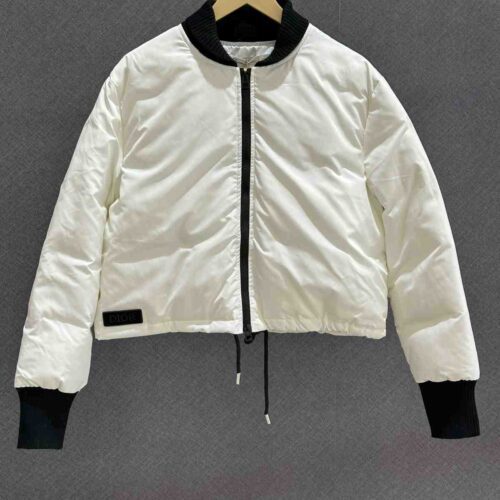 Christian Dior Bomber Jacket​ Alps Cropped White