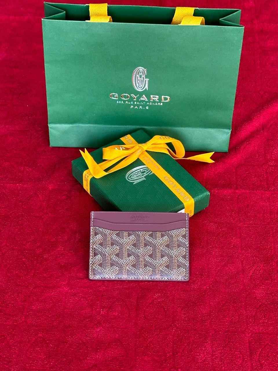 Goyard Card Wallet Saint-Sulpice Purple